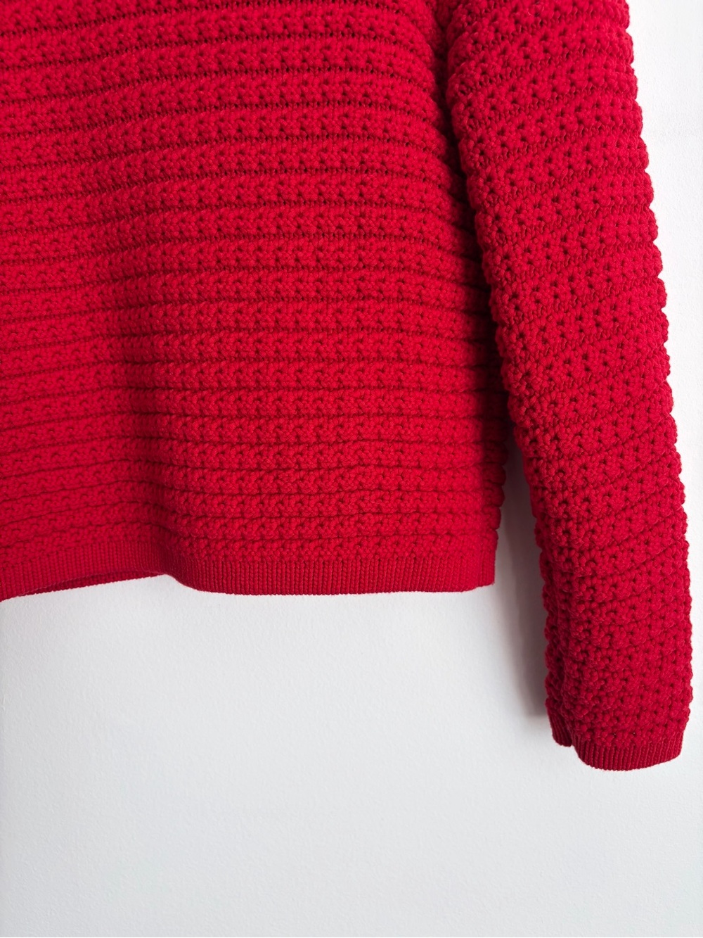ba&sh - Gaspard Red Textured Cardigan - NWOT - XS - Picture 12 of 15